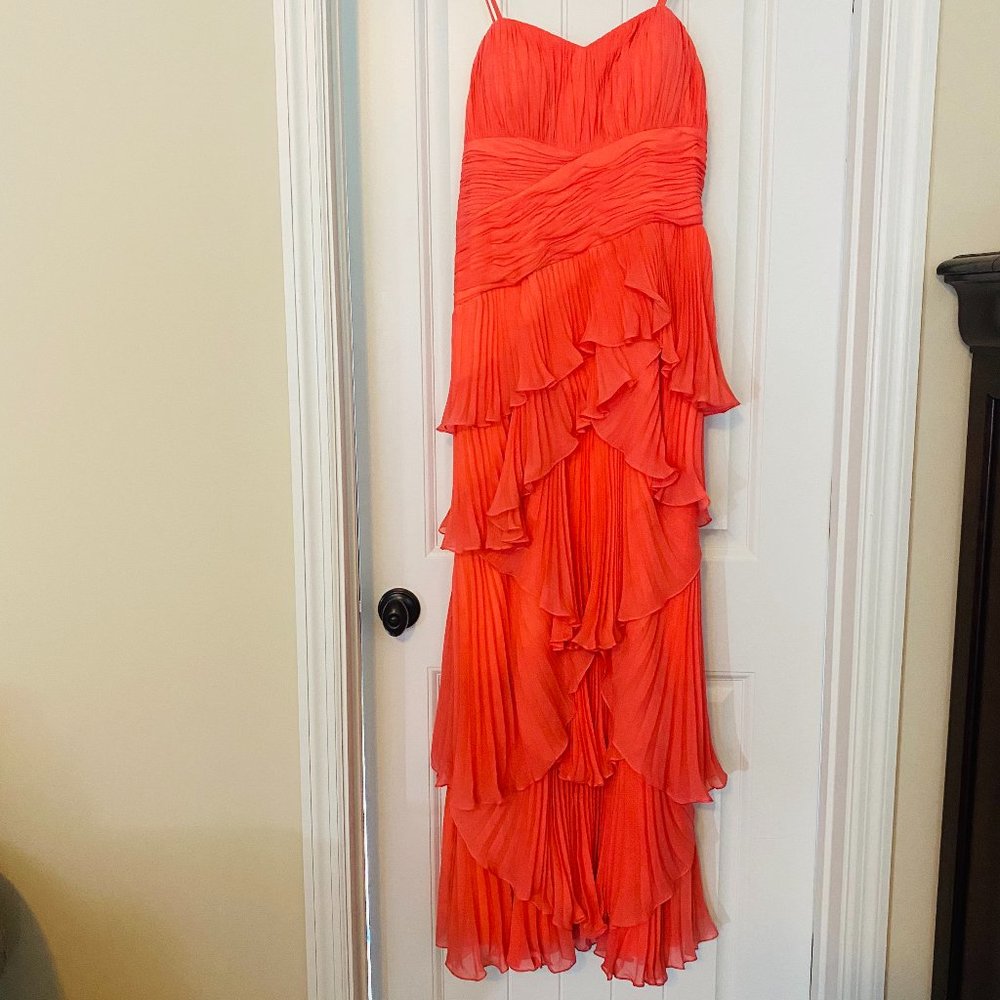 Neiman Marcus Apricot Evening Gown